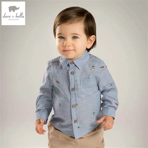 Baby Shirt Blue Cotton Denim 